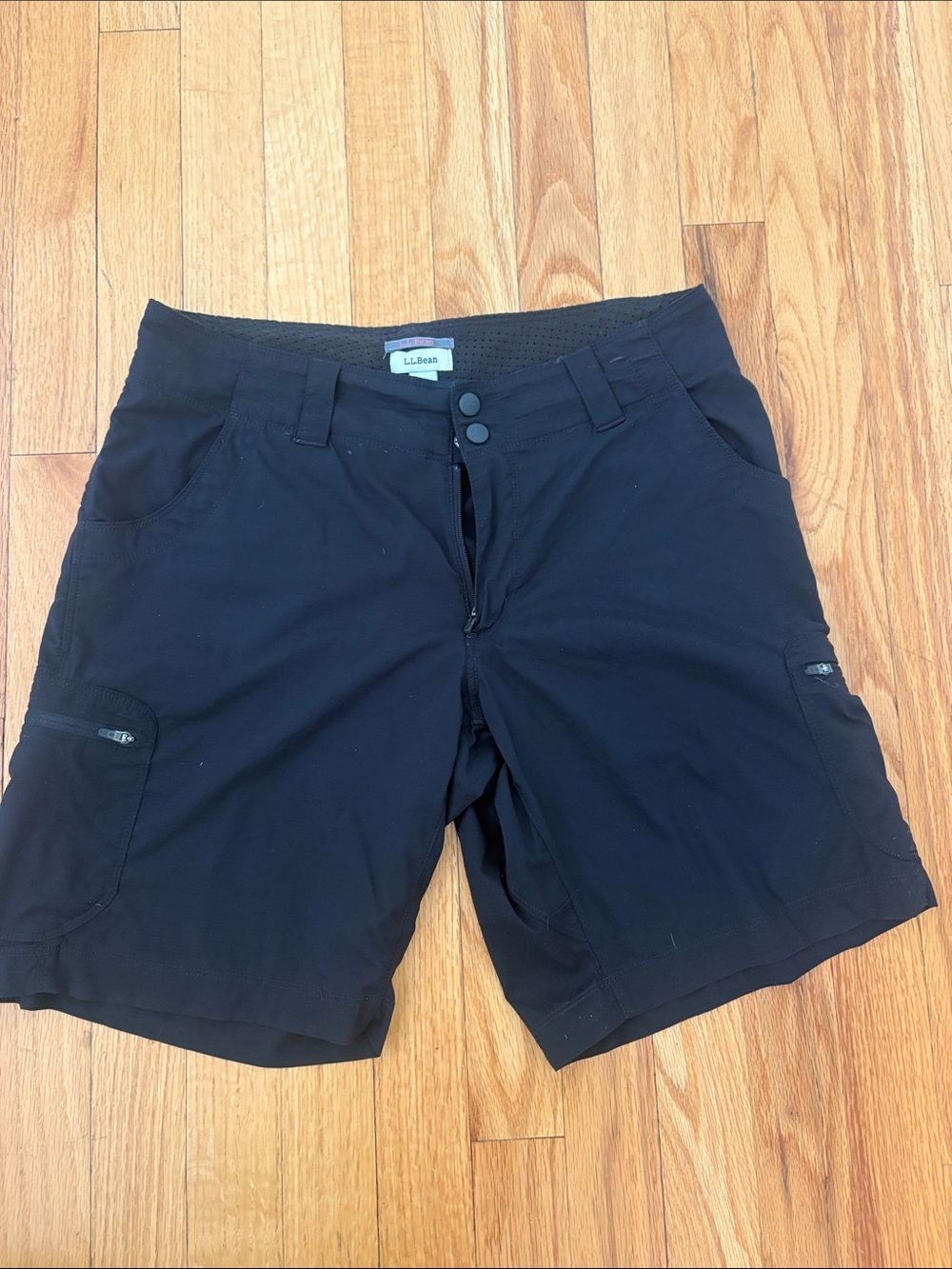 L.L. Bean Women's Black Outdoor Performance Shorts